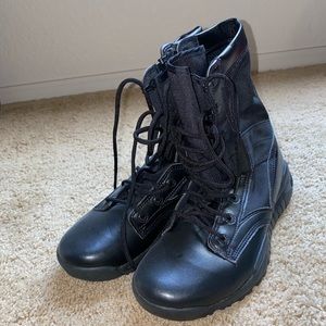 Black Nike Combat Boots